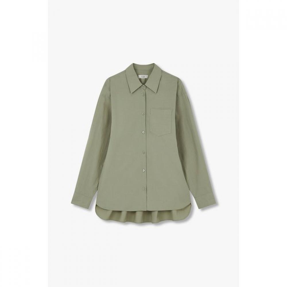 Studio Tomboy Oversized Shirt With Back Button Detail 9105121101ar 