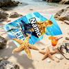Custom Name Personalized Video games Print Beach Towel, for Trip Camping Beach Party Home Decor, Birthday Gift for Family & Friends