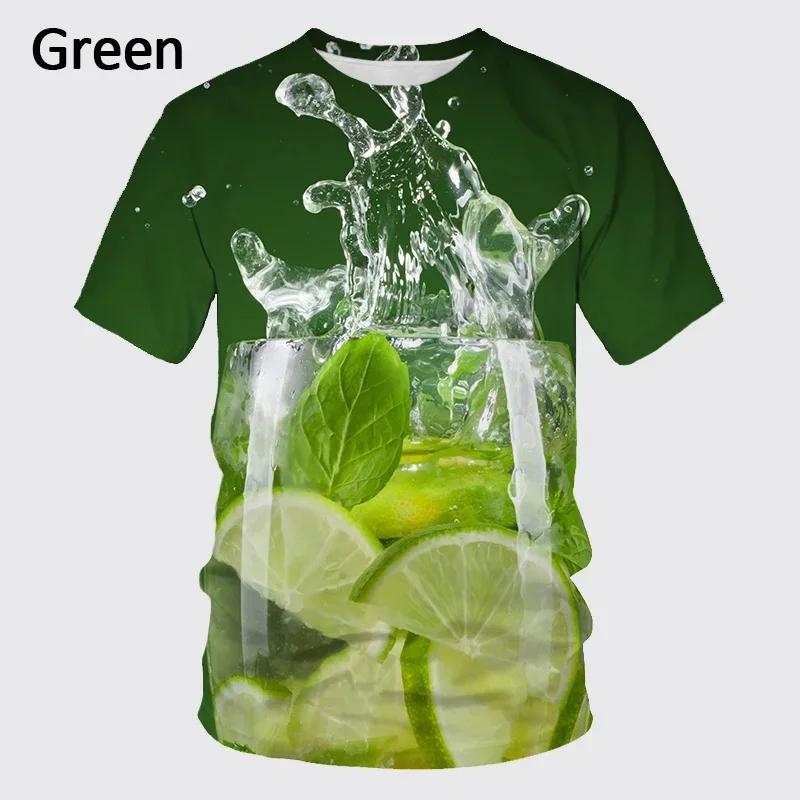 

Новая летняя футболка с принтом 3D Juice Beverage для мужчин, женщин, детей, повседневные модные футболки с коротким рукавом L фиолетовый