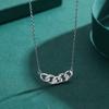 Tancise S925 Sterling Silver Pendant Necklace Women's Fashion Versatile Necklace Fashion Gift