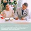 1set Desktop Transparent Acrylic Picture Frame Horizontal  Double Sided Photo Frame for Photo Display Rectangle Clear 20x10x0.95~1.9cm