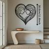 Metal Wall Art Modern Home Decor Foyer Living Room Gift Birthday Present