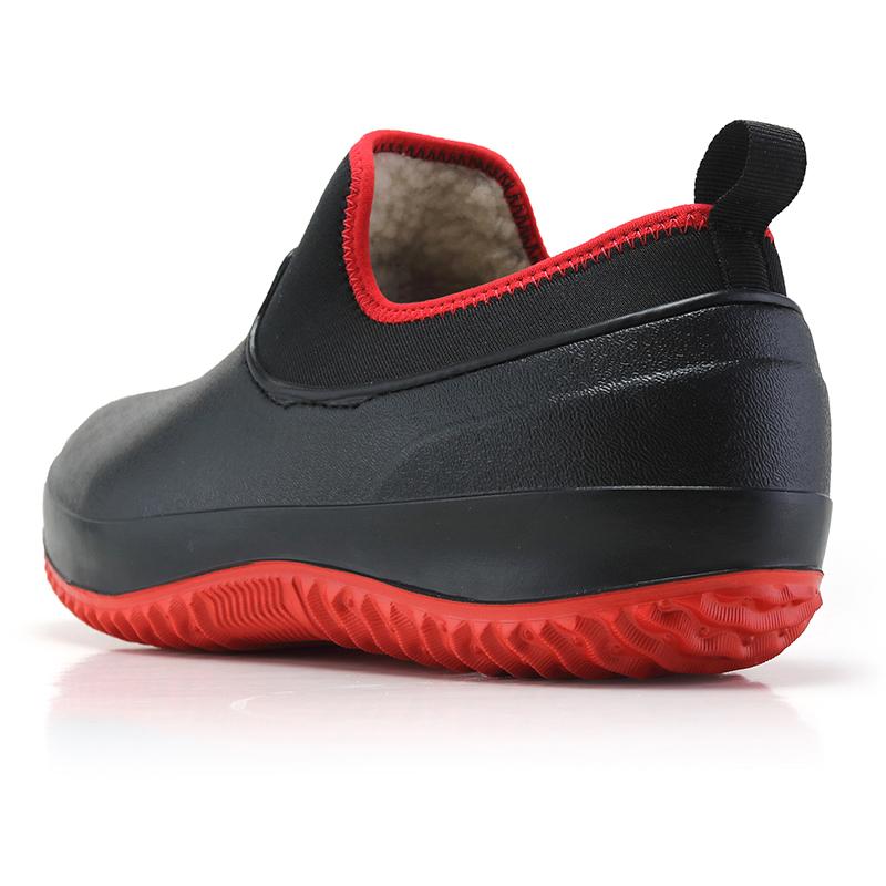 Winter Men's Rain Boots Unisex Waterproof Warm Snow Boots Outdoor Non-slip Rain Shoes for Men Rubber Kitchen Work Boots