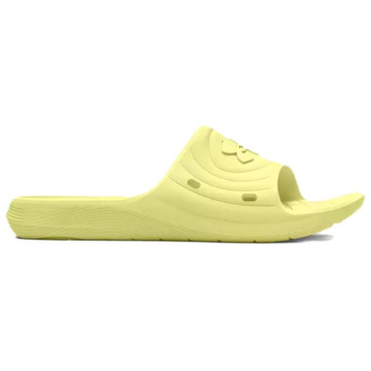 Under Armour Locker 4 Slide Sonic Yellow Men Sneakers 3023758-700