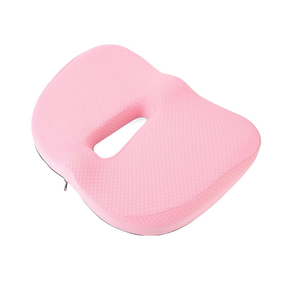 Donut Pillow Office Orthopedic Donut Cushion Memory Foam Soft Breathable Seat Pillow Pad Pink