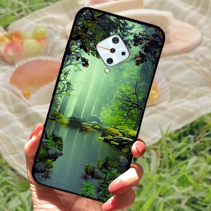 For Vivo V17 Russia Case Vivo 1920 TPU Soft Silicone Marble Phone Case For Vivo S1 Pro Fundas V1945A V1945T Cover Coque Shells