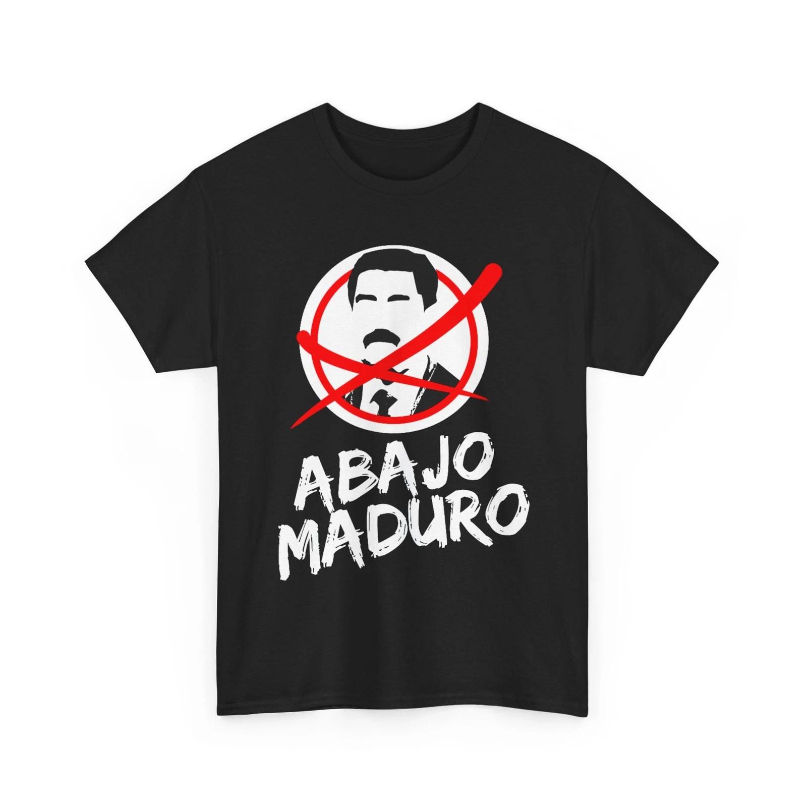 Abajo Maduro - No Maduro Sign - Venezuela Shirts T-Shirt S