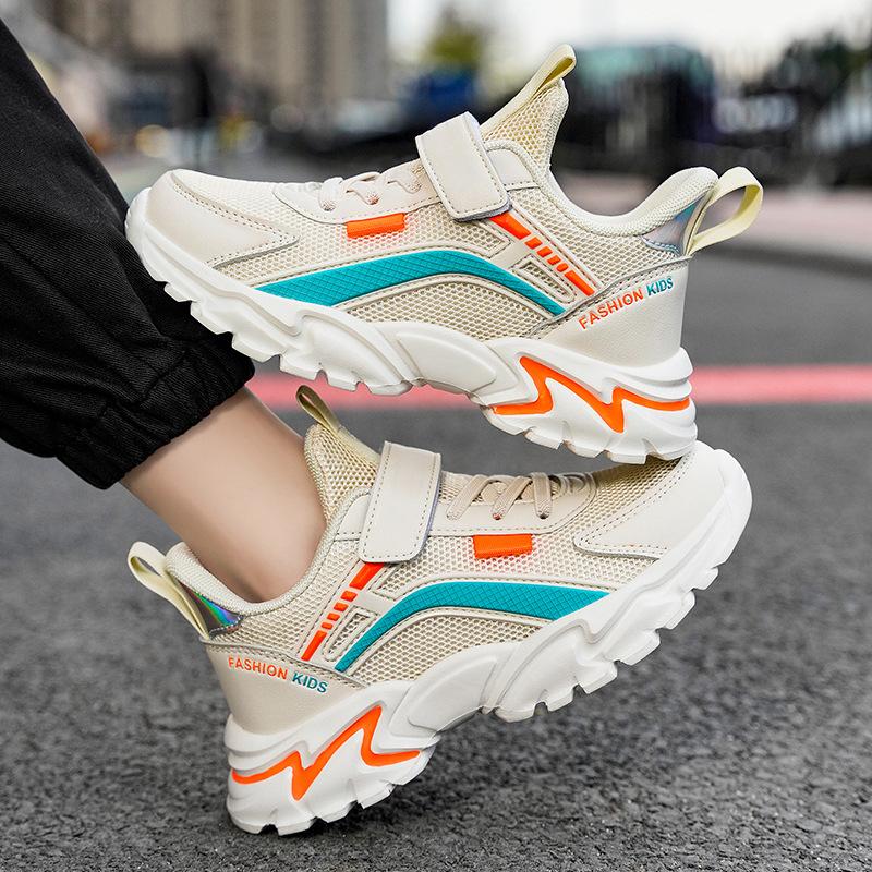 2025 Spring and Summer Classmates Middle and University Children Fashion Korean Version of Student Sports Shoes Campus White Shoes Boys and Girls Ru