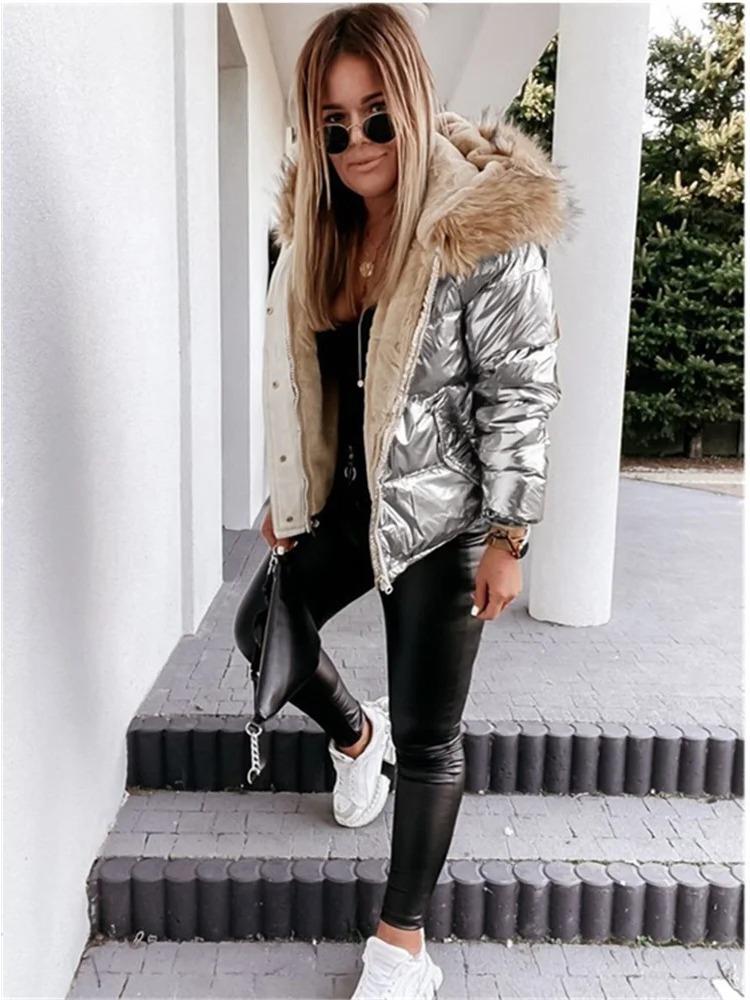 Down Coat Winter Plus Size Women Clothing Puffer Jacket Hoodies with Feather Short Length Wholesale Dropshipping