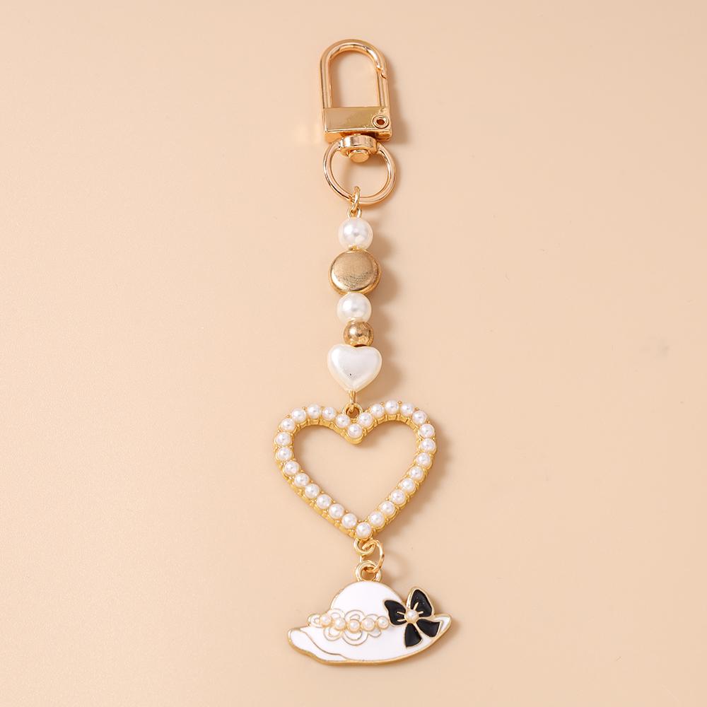 

Fashion Enamel Handbag Keychain Women Girls Hat Dress Key Ring Pendants for Handbag Decor DIY Key Holder Jewelry Gift