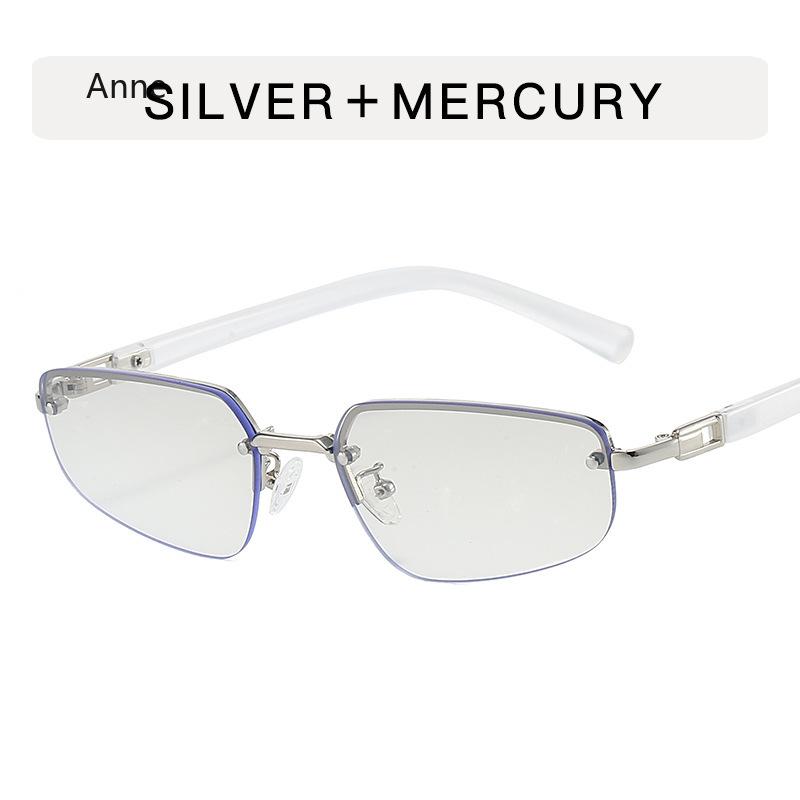 Vintage  Designer Metal Square Sunglasses Women For Men Fashion Big Frame Shades Trendy Ladies Luxury Steampunk Sun Glasses