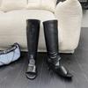 Fashion Open Toe Women Knee High Boots Hollow Sexy Party Pumps Thin High Heels Black Silver White Back Zipper Sexy Party Boots Woman 40