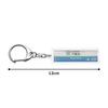 Akai Densha Seibu Railway Shinjuku Line Shimo-Ochiai Station Sign Keychain Ver.2 Japanese Train Acrylic Key Ring