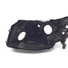 Black Plastic Headlight Cover for 09-13 Infiniti FX35 - Bottom Shell Lamp Holder