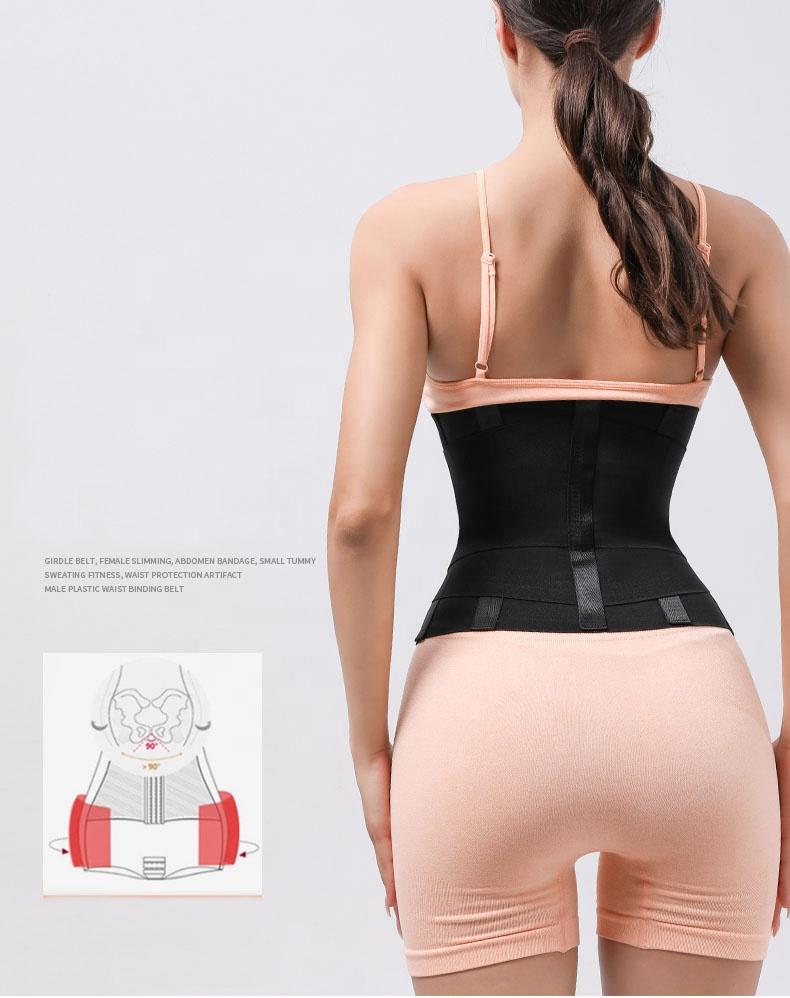 Custom Lose Weight Snatch Me Up Bandage Wrap Waist Band Invisible Tummy Trimmer Belt Tummy Wrap Waist Trainer Tummy Wrap Shaper