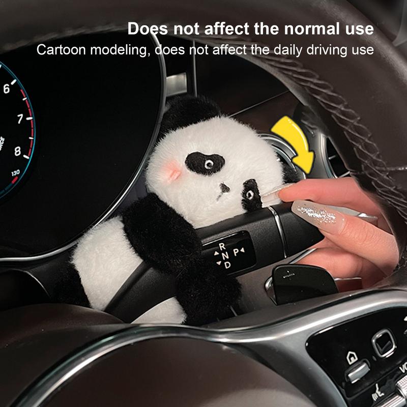 Shift Handle Decorative Doll Plush Animal Doll For Car Car Ornaments Automotive Plush Doll Decoration Creative Car Decoration