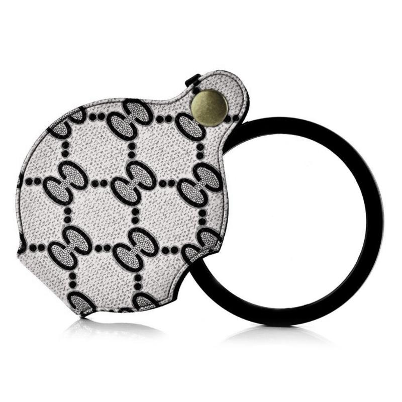 

Portable 15x Magnifying Glass with Protective Leather Case Repair Magnifier Glass for Clear & distortions frees Viewing 1
