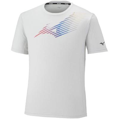 Graphic Short Sleeve Training White Size 2XL Men's T-Shirt, Sweat-Wicking, Quick-Drying, UPF15, Moch, (32MA2510)