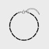 [White Gold] Mini Onyx Bracelet