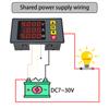 BM730 DC0-100V 10A LED Digital Voltmeter Ammeter Voltage Current Wattmeter Meter Volt Detector Tester Monitor Panel With alarm