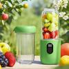 500ml Portable Blender Light Green 20800RPM USB Rechargeable Cordless Portable Blender Juicer with Stainless Steel Cutter for Home Travel