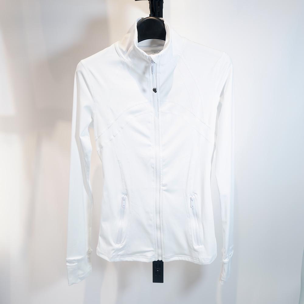 Women's Spring Yoga Sport Jacket - Tight Fit, Casual Jogging, Breathable, Zippered, Stand-Up Collar, Long Sleeve.