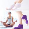 Yoga Pilates Half Toe Socks Grips Mid-calf Socks New Toeless Socks  Ballet Dance