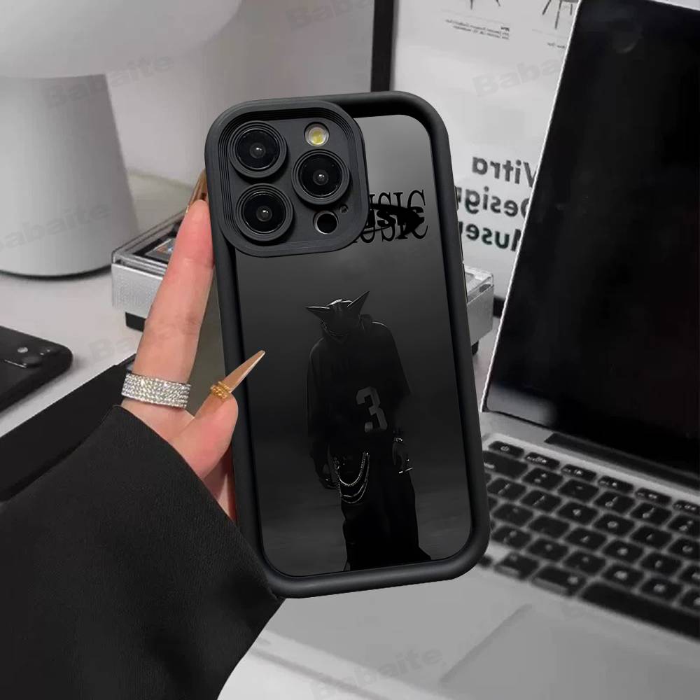 Rapper P-Playboi C-CartiS Silicone Phone Case For IPhone 17 Pro Max 16 15 14 13 12 11 Plus 17 Air