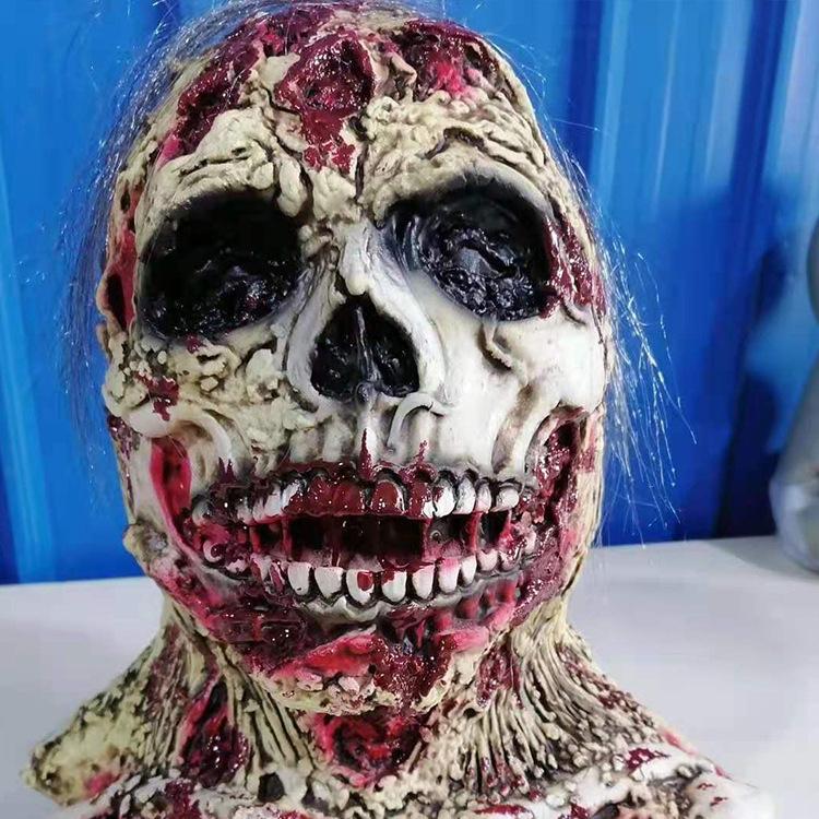 Halloween Room Escape Horror Haunted House COS Zombie Headgear