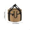 Outdoor Cooking Utensils Storage Bag Camping Cylinder Cookware Organizer with Handle for Party