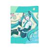 Cute Hatsunes Mikus Anime Style Plush Blanket Novelty Throw Blanket for Home 200x150cm Plush Thin Quilt,
