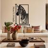 Zebra Safari Animal Wall Art Abstract Metal Decor