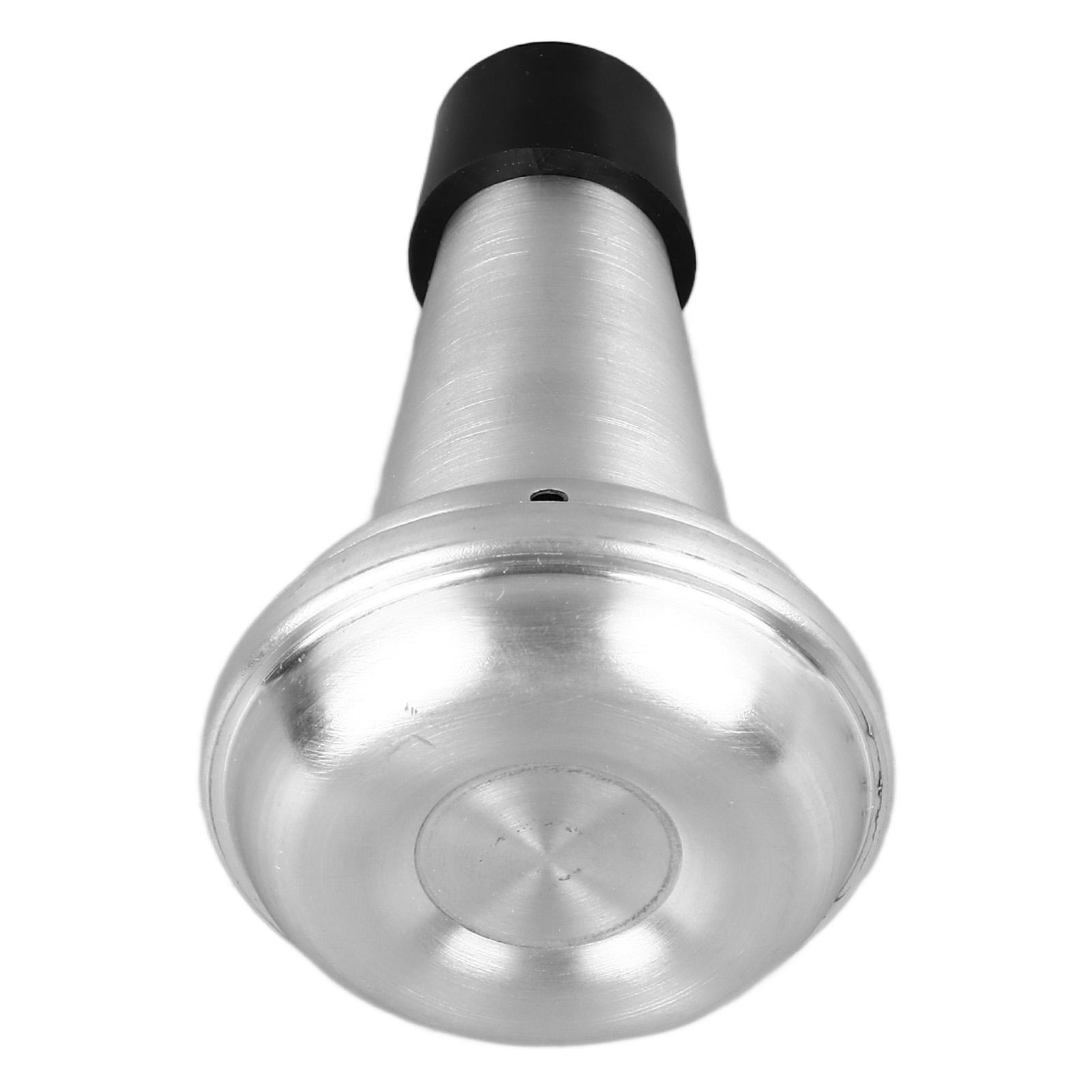 Сувенир-сурдина для трубы Мини-размер Алюминиевая практика-сурдина для трубы с резиновой защитой края