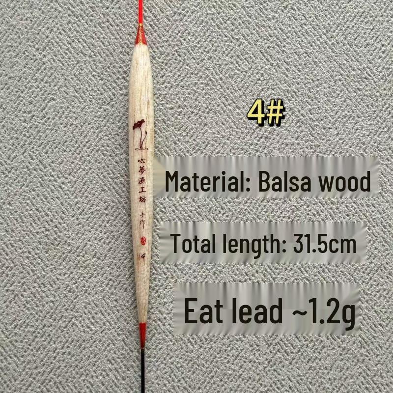 Shallow Water Balsa Wood Fishing Floats for Carp and Crucian Fishing