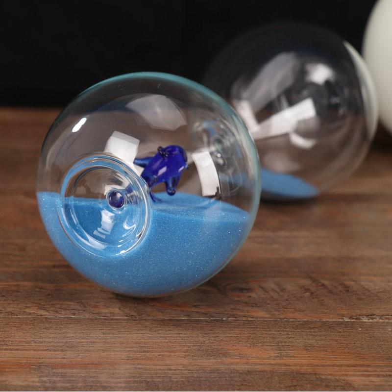 5-Minute Glass Hourglass Timer Decorative Desk Ornament Modern Minimalist Craft Gift Birthday Anniversary