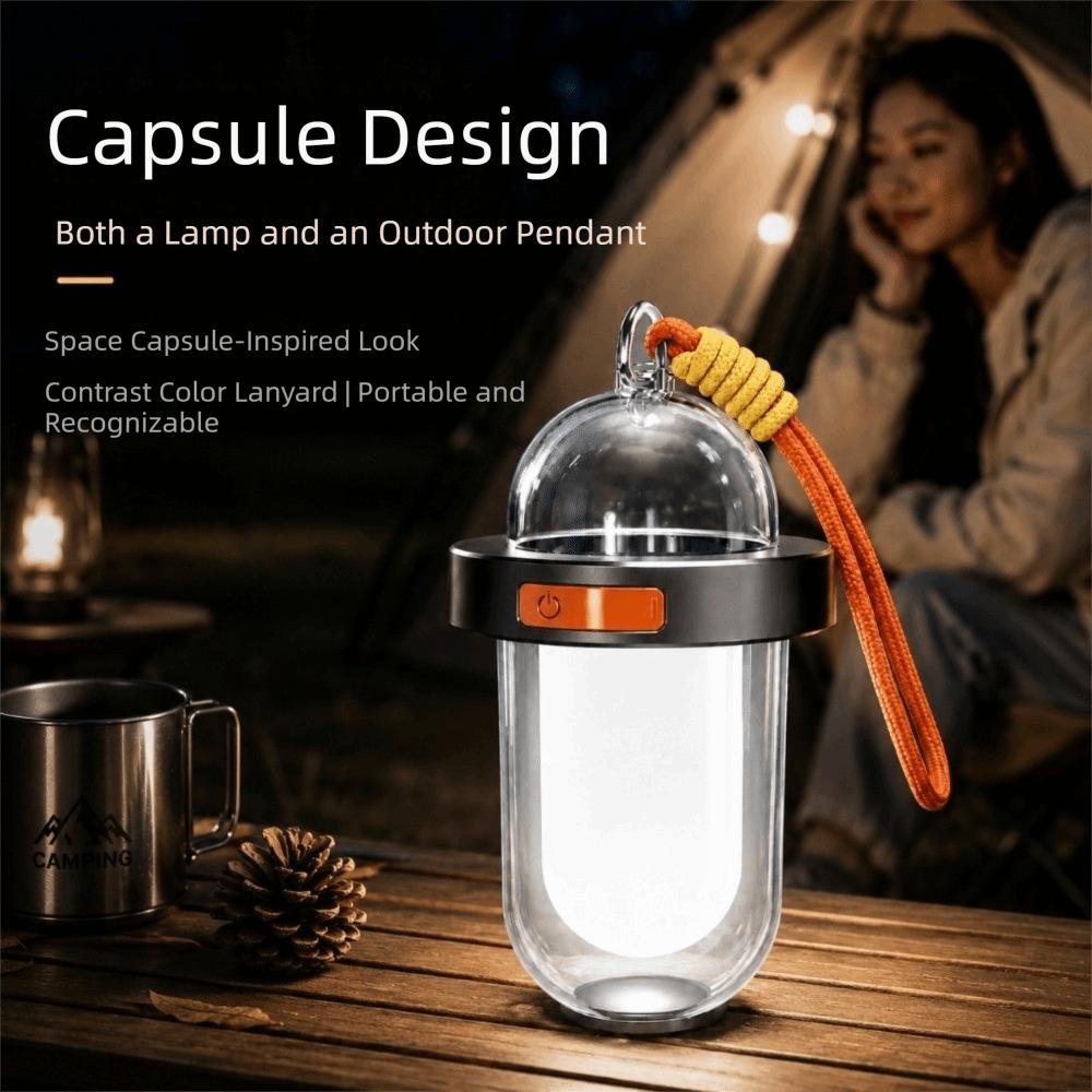 Waterproof Solar Camping Lantern Rechargeable LED Portable Camping Light Hiking