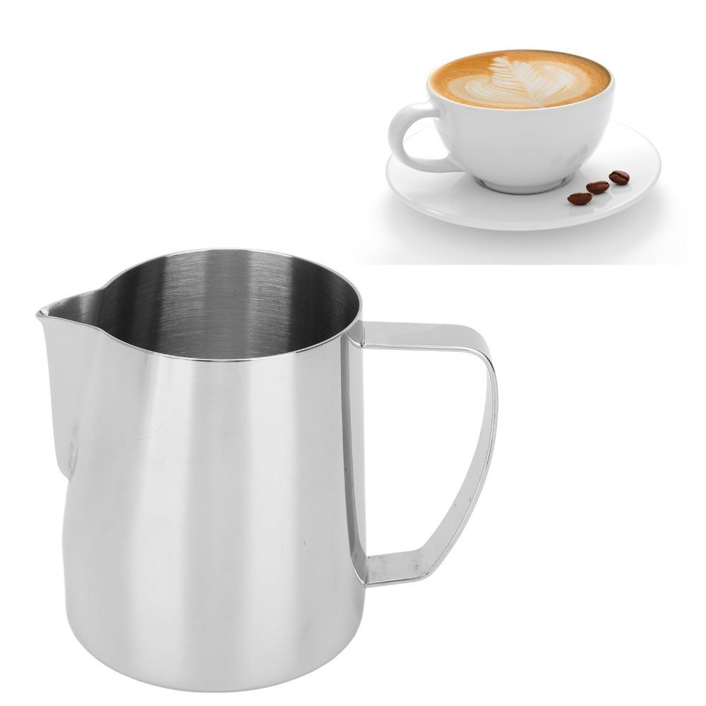 

24oz Steaming Pitcher 700ml Capacity Milk Frothing Pitcher Milk Frothing Cup Coffee Drinks срібний