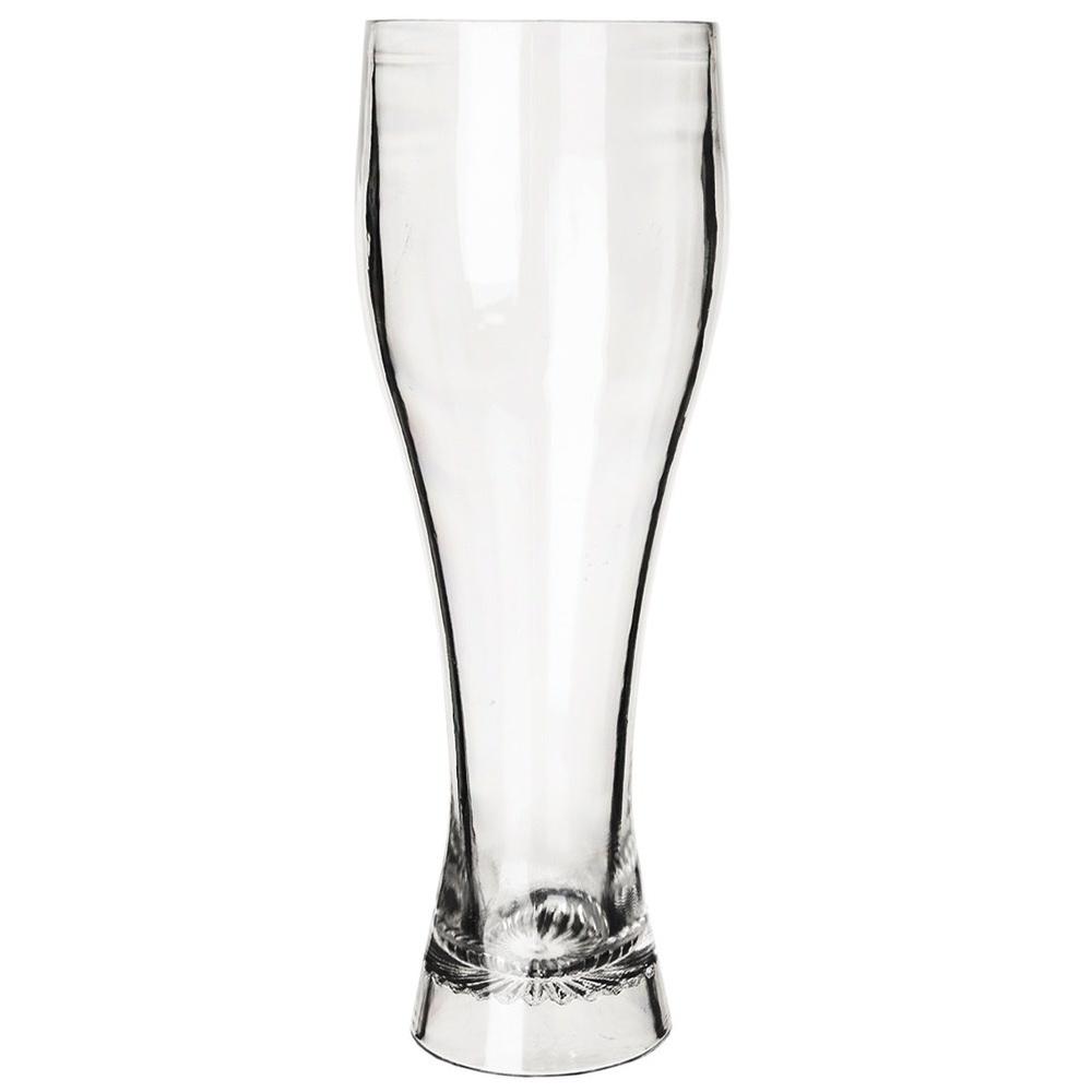 Plastic Beer Drinking Glass Mug, Shatterproof, Reusable, 600 ml