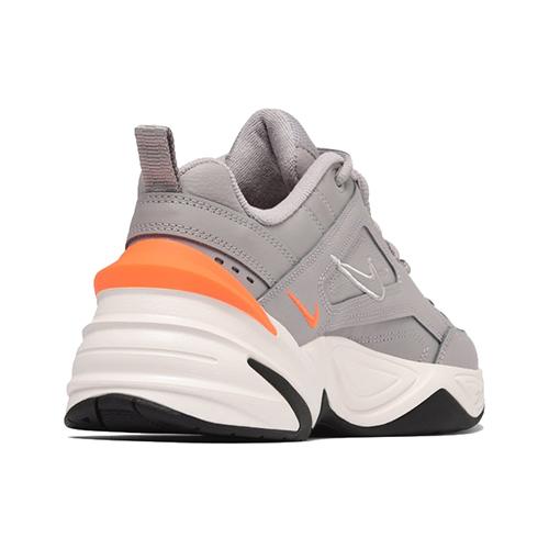 New Nike M2K Tekno Atmosphere Grey Orange Women's AO3108-004