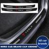 1ks Carbon Fiber Nálepka Ochranná Deska Chránič Zadního Nárazníku kufru Auta pro Model 3 Model S X Y Roadster Performance TM3 TMX