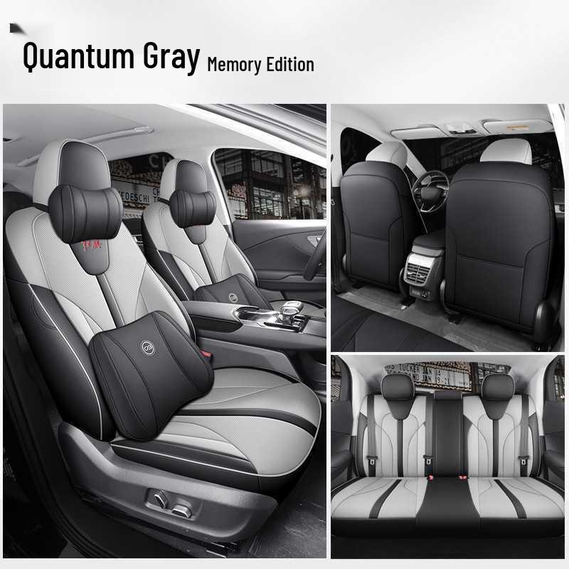 2025 Hongqi EQM5 Breathable Full Coverage Car Seat Covers, Special Fit for Model 610km PLUS.
