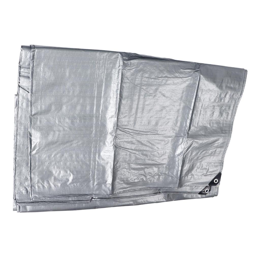 Plane Abdeckung Dick Doppelsilber Wasserdicht Wärmeisolierend Sonnendicht Reißfest Mehrzweckplane