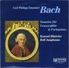LP Record CARL PHILIPP EMANUEL BACH KONRAD H  Sonaten Fur Traversflote  Fortepia FSM53632 TOCCATA 1980 Germany Classical Used