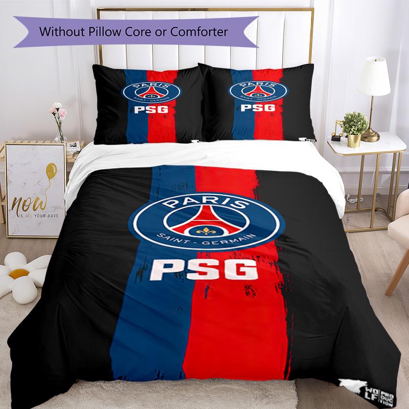 Ložní souprava Paris Saint Germain Prodyšný povlak na peřinu s povlaky na polštáře Domácí dekorace Narozeninový dárek