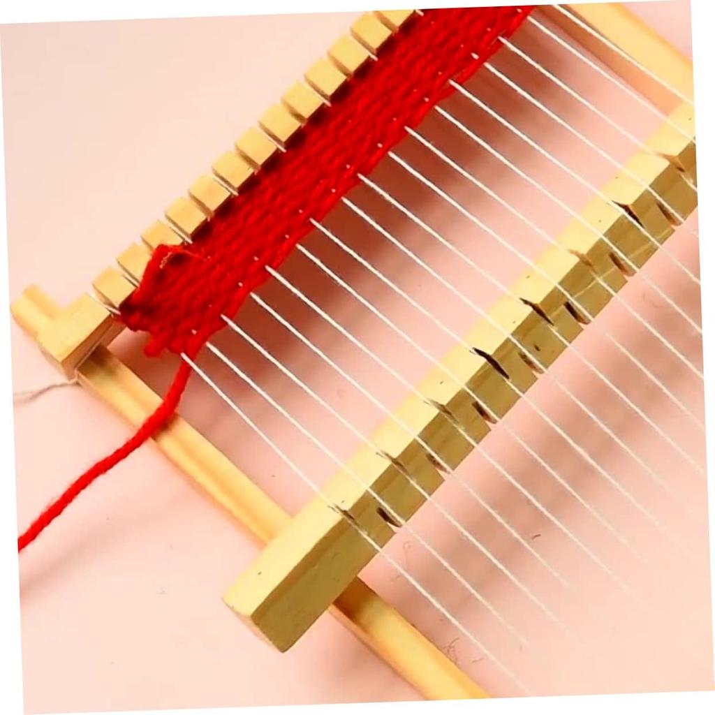 1 Zestaw Robótki Ręczne DIY Pedagogiczne Unikalne Krosna Zabawka Edukacja Mini Krosno Dzieci Zabawki Dzieci Wczesny Model Maszyna Tkacka