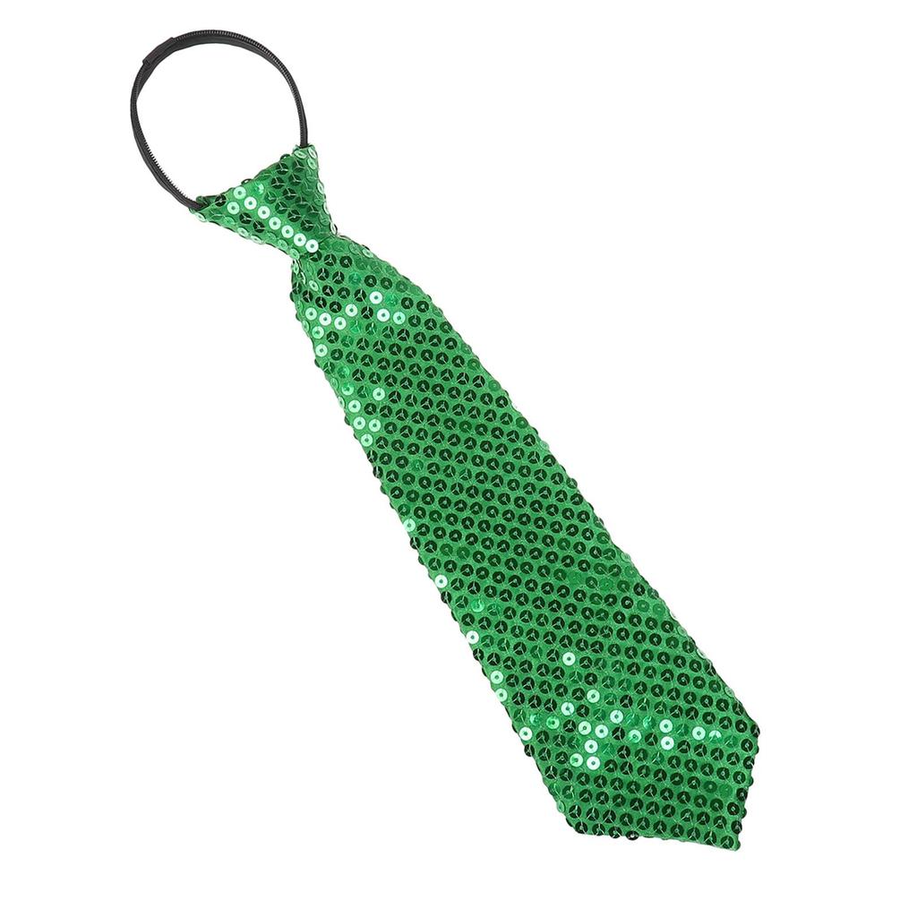Cravatta Unisex Pre-annodata con Paillettes Cravatta Scintillante Glitter per Costume da Festa