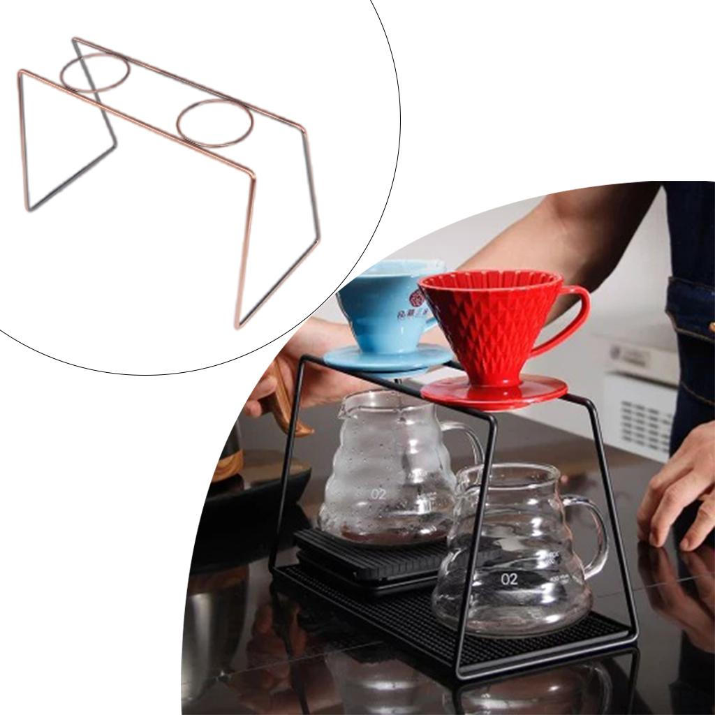 Coffee Dripper Stand Multi-Hole Household Filter Cup Holder Drip Bracket for Office