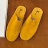 Fashion Flats Women Mules Shoes Suede Soft Slingback Slippers Fashion New Dress Woman Shoes 2025 Casual Brand Designer Zapatos De Mujer