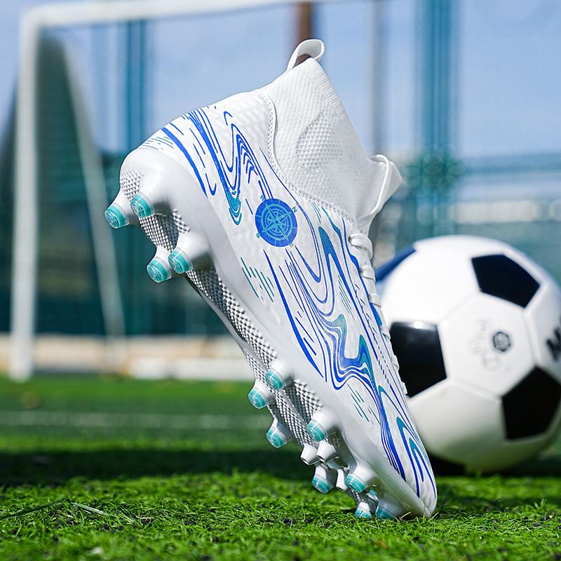 MAEDEF 2024 Men Lace Up Outdoor Non-slip High Quality Professional Adult Soccer Shoes Indoor Breathable Comfortable Man Sneakers