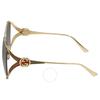 Gucci Grey Gradient Square Ladies Sunglasses Gg0225s 001 63